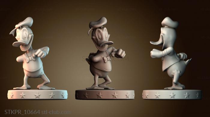 Статуэтки упрощенные Дональд Дак