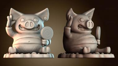 3D модель Счастливый свиной банк (STL)