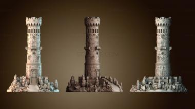 3D модель Миниатюрная смотровая башня (STL)