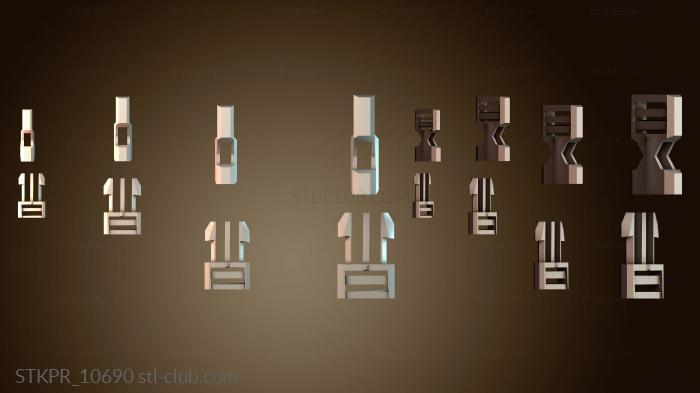 Статуэтки упрощенные Пряжка для ремня и проекта