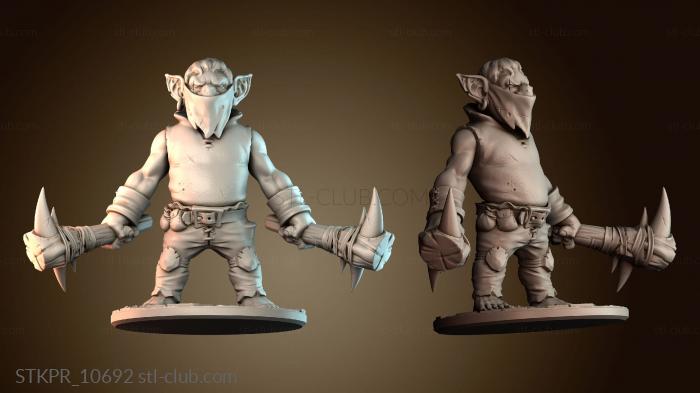 Статуэтки упрощенные Гоблин рейдер