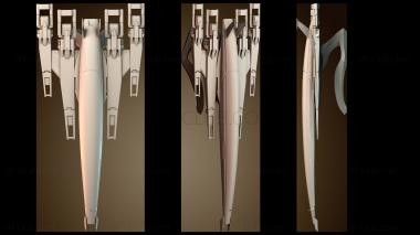 3D модель Нормандия SR 2 (STL)