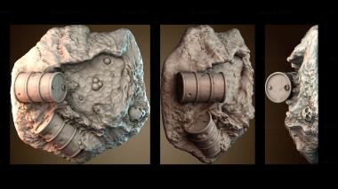 3D модель Дизайн загрязненного ландшафта (STL)