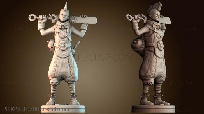 Статуэтки упрощенные Вытесняющий котенок