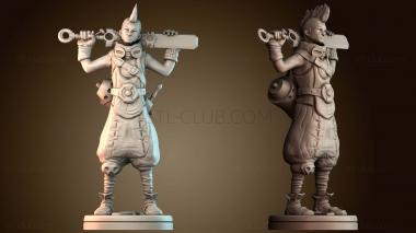 3D модель Вытесняющий котенок (STL)