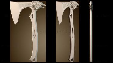 3D модель Декоративный топор томагавк (STL)