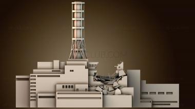 3D модель Место ядерной катастрофы (STL)