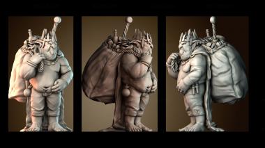 3D модель Гринкл, король гоблинов (STL)