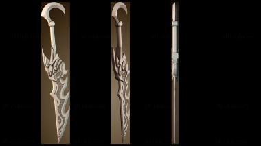 3D модель Декоративный фантазийный кинжал (STL)