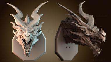 3D модель Дизайн скульптуры дракона (STL)