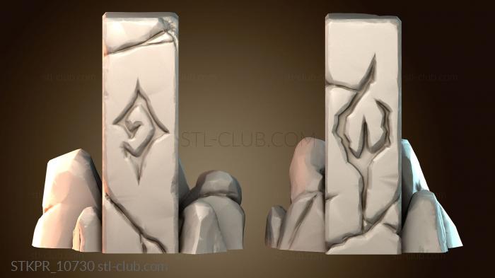 Статуэтки упрощенные Мистические каменные столбы