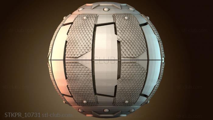 Статуэтки упрощенные Текстурированный сферический дизайн