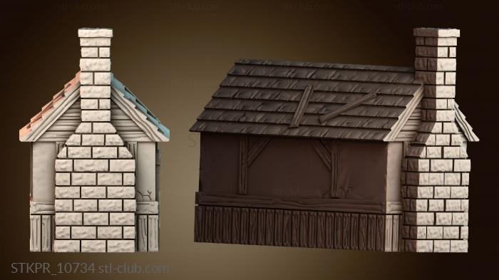 Статуэтки упрощенные Очаровательный дизайн коттеджа