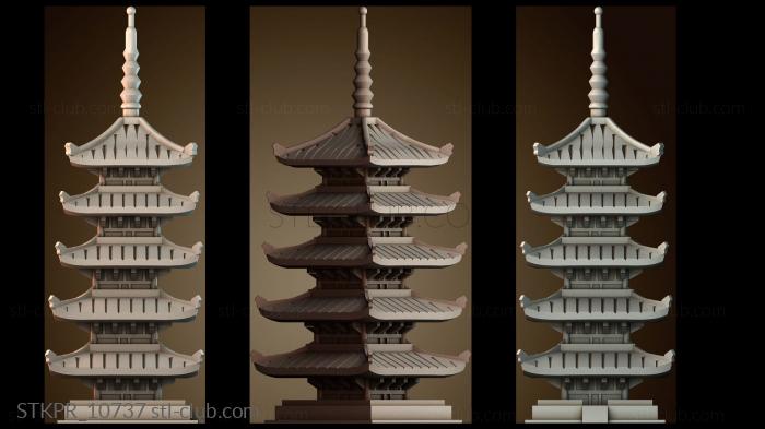 Статуэтки упрощенные Традиционная пагода