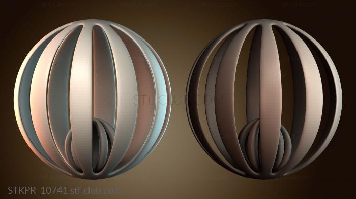 Статуэтки упрощенные Геометрический дизайн сферы