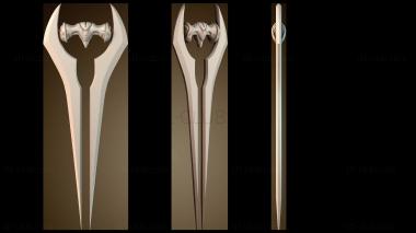 3D модель Стилизованный дизайн оружия (STL)