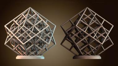 3D модель Геометрическая абстрактная скульптура (STL)