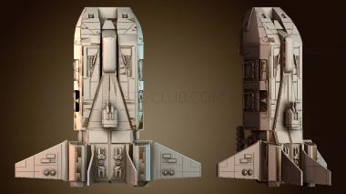 3D модель Leopard Dropship для настольного компьютера (STL)