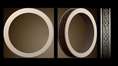 3D модель Пустая круглая рамка (STL)