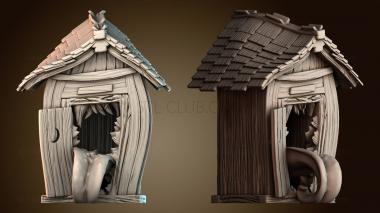 3D модель Причудливый дизайн домика на дереве (STL)