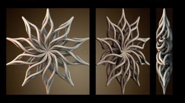 3D модель Художественный дизайн звезд (STL)