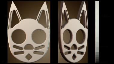 3D модель Дизайн кошачьей мордочки (STL)