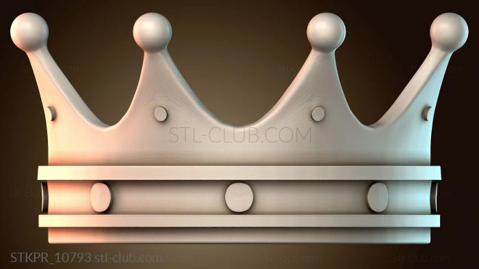 Статуэтки упрощенные Дизайн королевской короны