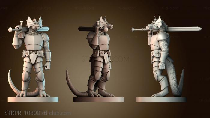 Статуэтки упрощенные Полудраконы