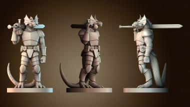 3D модель Полудраконы (STL)