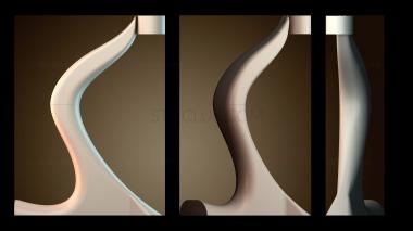 3D модель Динамичная абстрактная скульптура (STL)