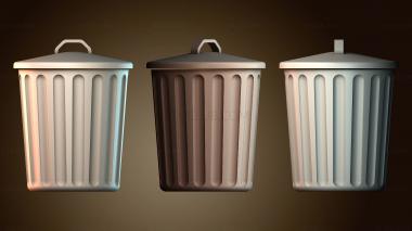 3D модель Дизайн мусорного бака (STL)