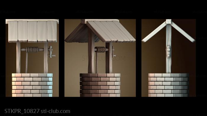 Статуэтки упрощенные Структура колодца желаний