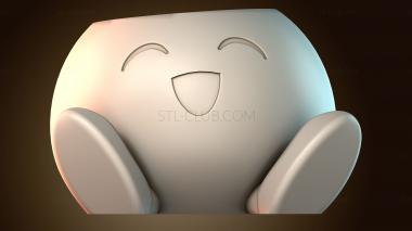 3D модель Счастливый дизайн персонажа (STL)