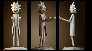 3D модель Рик (STL)