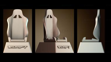 3D модель Сиденье для гоночного автомобиля (STL)