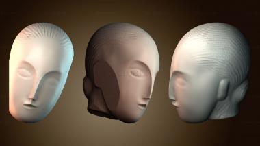 3D модель Спящая муза в Метрополитен музее, Нью Йорк (STL)