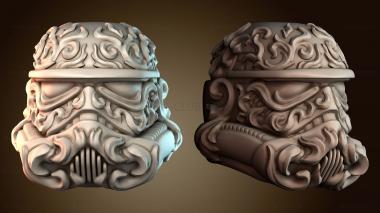 3D модель Украшенный шлем штурмовика (STL)