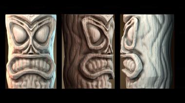 3D модель Тики Резьба Лицо (STL)