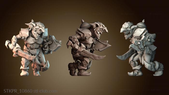 Статуэтки упрощенные Гоблин скрепер
