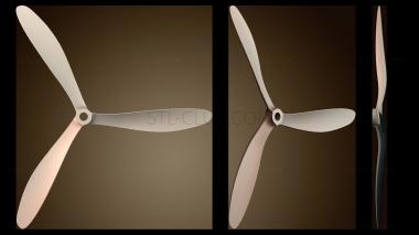 3D модель Конструкция лопасти пропеллера (STL)