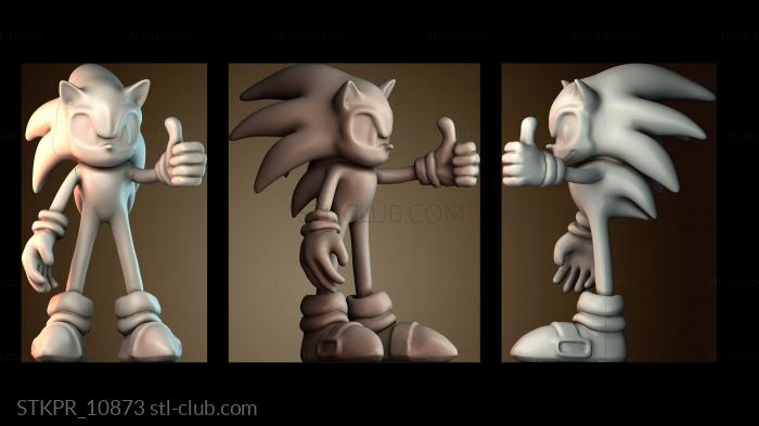 Статуэтки упрощенные Соник