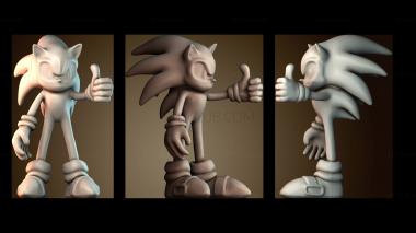 3D модель Соник (STL)