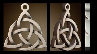 3D модель Кельтский узел Троицы (STL)