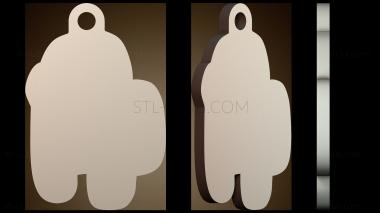 3D модель Дизайн формы тега (STL)