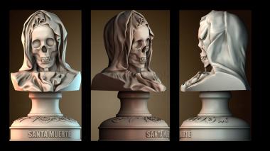 3D модель Санта Муэрте (STL)