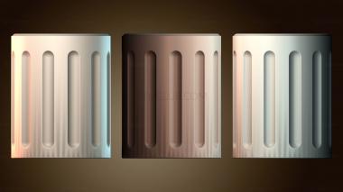 3D модель Геометрический металлический дизайн (STL)