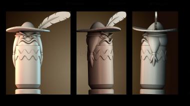 3D модель Злой мультяшный персонаж (STL)