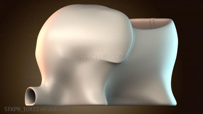 Абстрактная скульптура слона