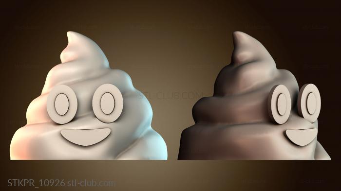 Счастливый эмодзи какашки