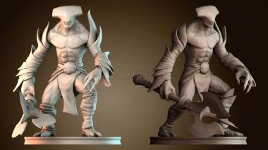 3D модель Faceless Void Dota 2 (STL)
